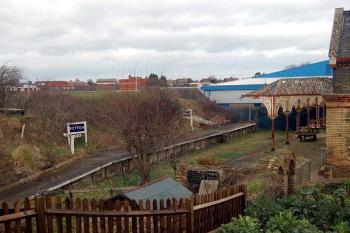 The rear of the former station March 2007